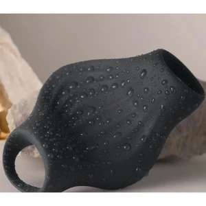 ROCKS-OFF - VIBRATORE FLESSIBILE PALM BLACK MASTURBATOR